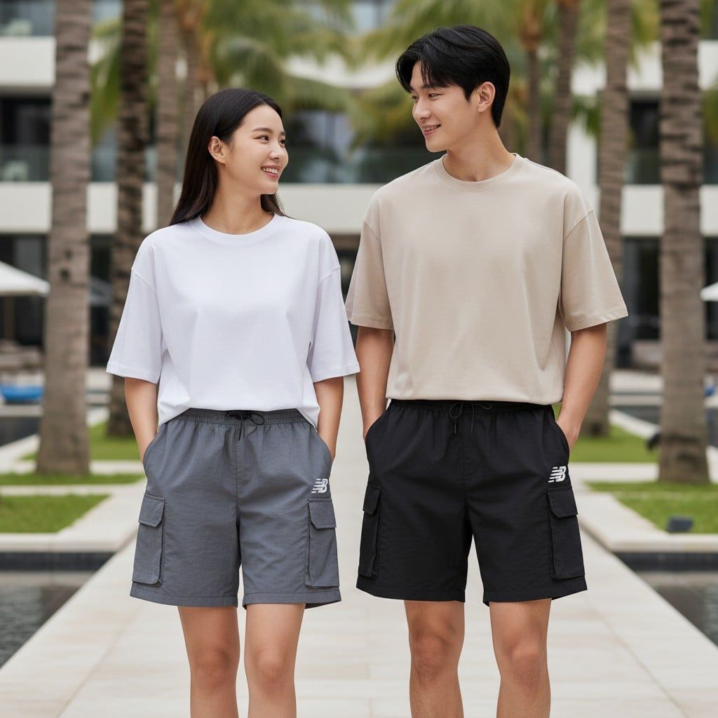 Quần short gió style Mỹ / D493 D494 D495 D496 D497