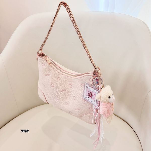 Túi xách DN khoác vai,CĐC,CHR / 28x16 / HỒNG
