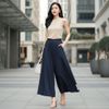Quần váy ống rộng style Nhật Hàn / D821 xanh than , D822 đen , D823 xanh lá