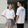 Áo thun ngắn tay in chữ Xuất Hàn / D841 ĐEN - D842 TRẮNG