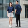 Áo thun ngắn tay in chữ Xuất Hàn / D843 BE - D847 NAVY