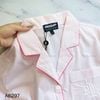 Bộ Pizama B97 dài tay kiểu Hàn A6297 / HỒNG