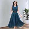 Đầm Váy maxi phom rộng style Hàn ( Không kèm dây lưng)  / K394 K395 K396 K397