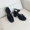 Dép xăng đan cao gót CAO 8CM style Âu Mỹ K56 K57