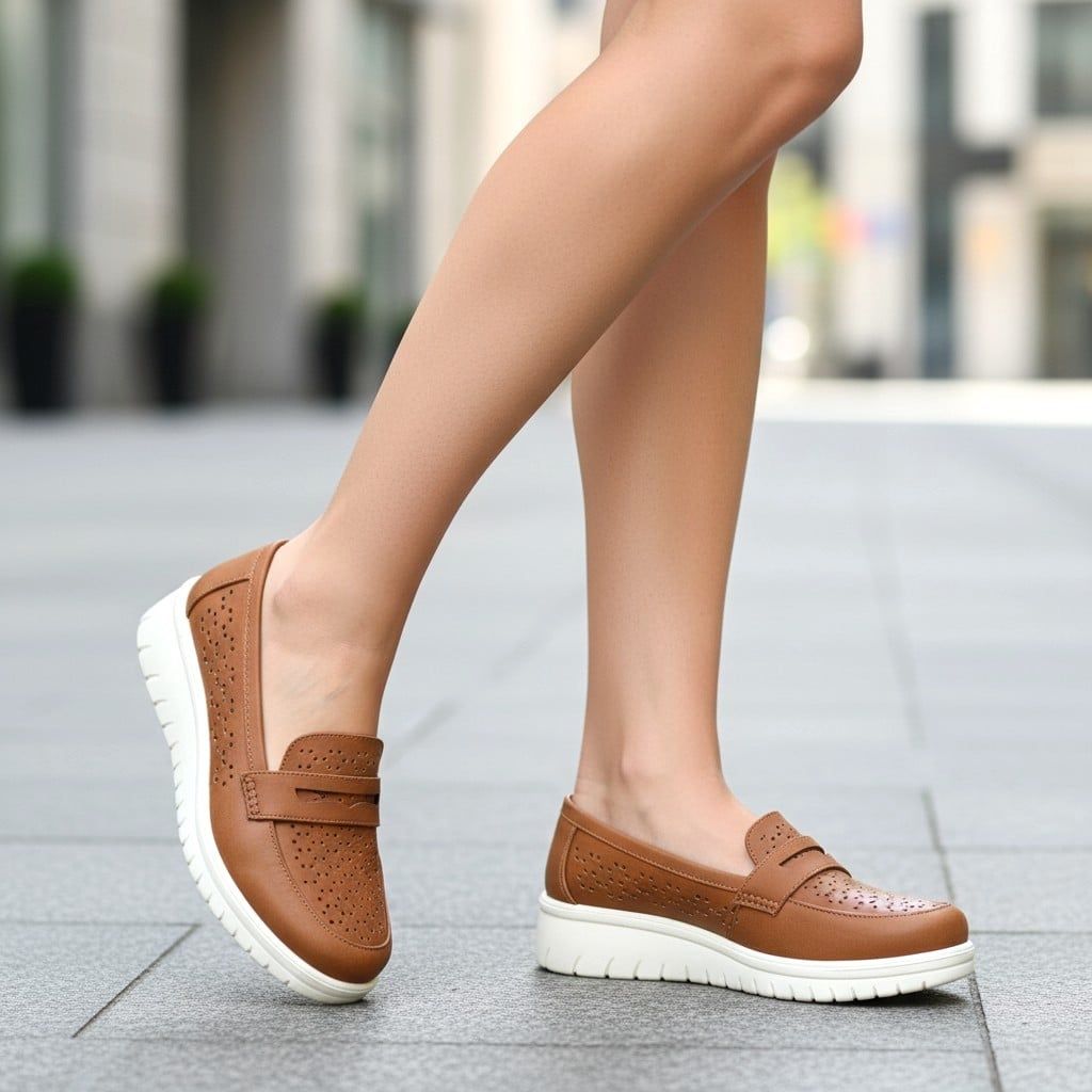 Giày bệt Slip on cao 4,5cm / K64 K65