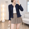 Áo len dài tay viền bèo gấu áo kiểu Hàn H561 H562