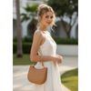 Túi N932 đeo chéo DM&STYLE 2 dây S932 / 19x16 / NÂU