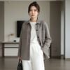 Áo sơ mi dạ xuất Âu H48 / NÂU