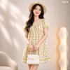 Áo Váy hoa nhí 2 lớp cotton / VÀNG