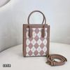 Túi xách tay Oinny CĐC S958 / 18x14 / NÂU