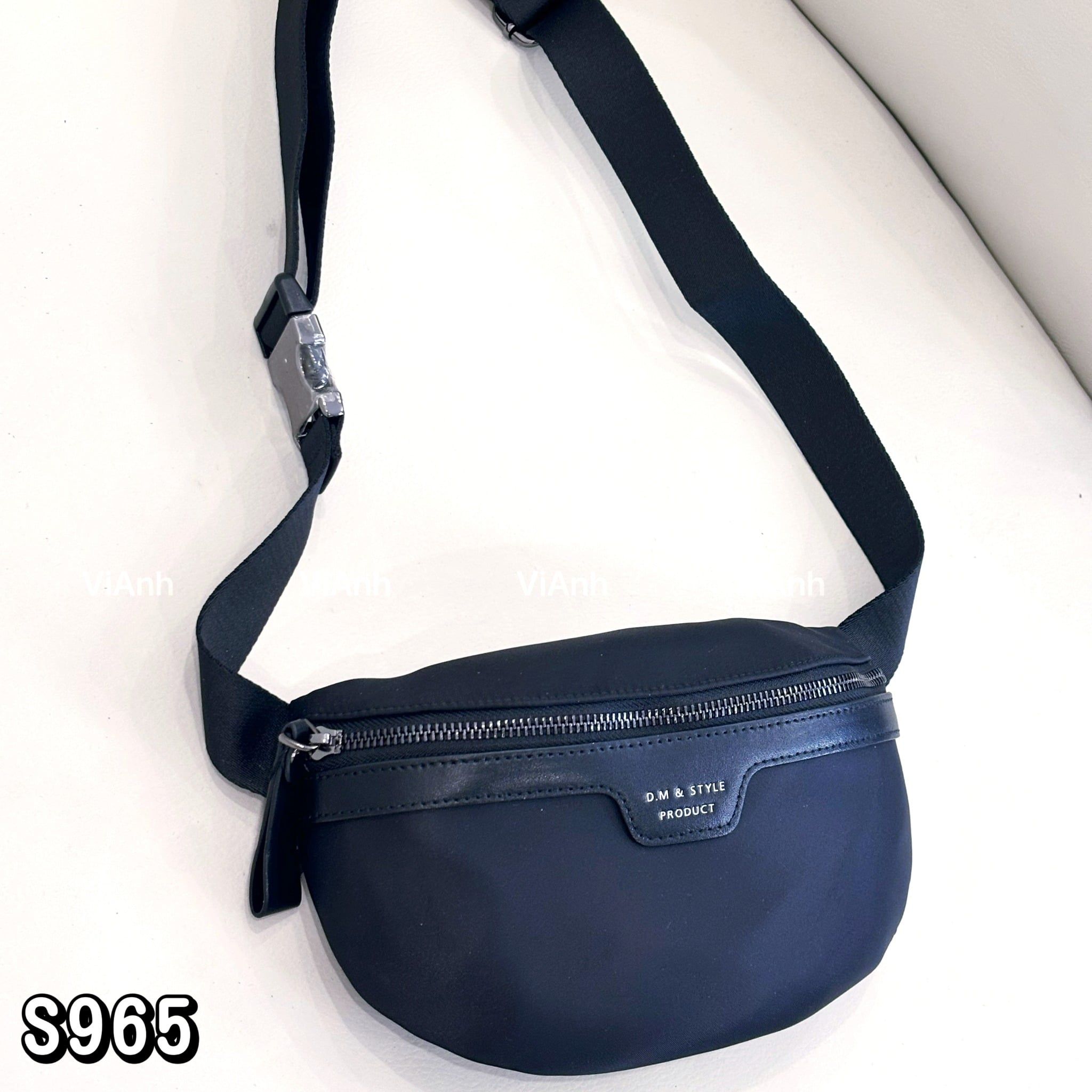 Túi bao tử DM.STYLE đeo chéo S965 / 24x14 / ĐEN