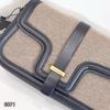 Túi xách tay BD&ORIGNAL 2 dây S971 / M22 Đ24 C12 / ĐEN PHỐI NÂU
