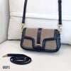 Túi xách tay BD&ORIGNAL 2 dây S971 / M22 Đ24 C12 / ĐEN PHỐI NÂU