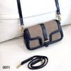Túi xách tay BD&ORIGNAL 2 dây S971 / M22 Đ24 C12 / ĐEN PHỐI NÂU