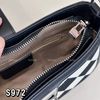 Túi đeo chéo Oinny CĐC S972 / 15x24 / ĐEN PHỐI TRẮNG