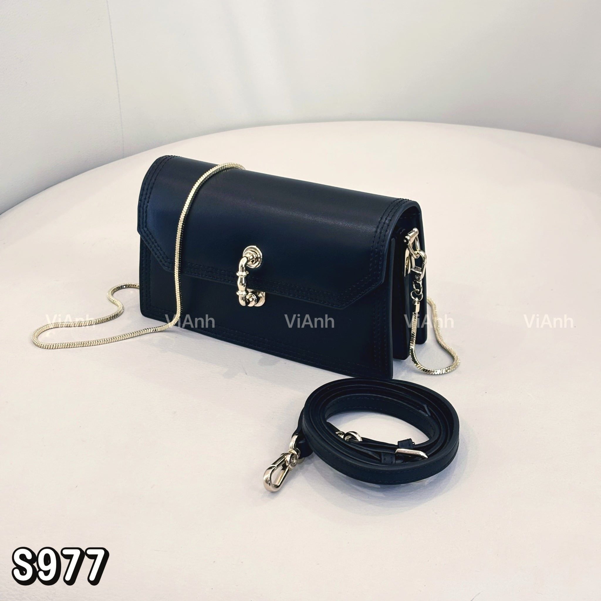 Túi xách tay Oinny 2 dây S977 / 20x11 / ĐEN