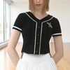 Áo ngắn tay có cúc bấm / F526 F527 F528