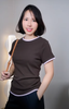 Áo thun ngắn tay phối viền thun dệt kim H186 H187