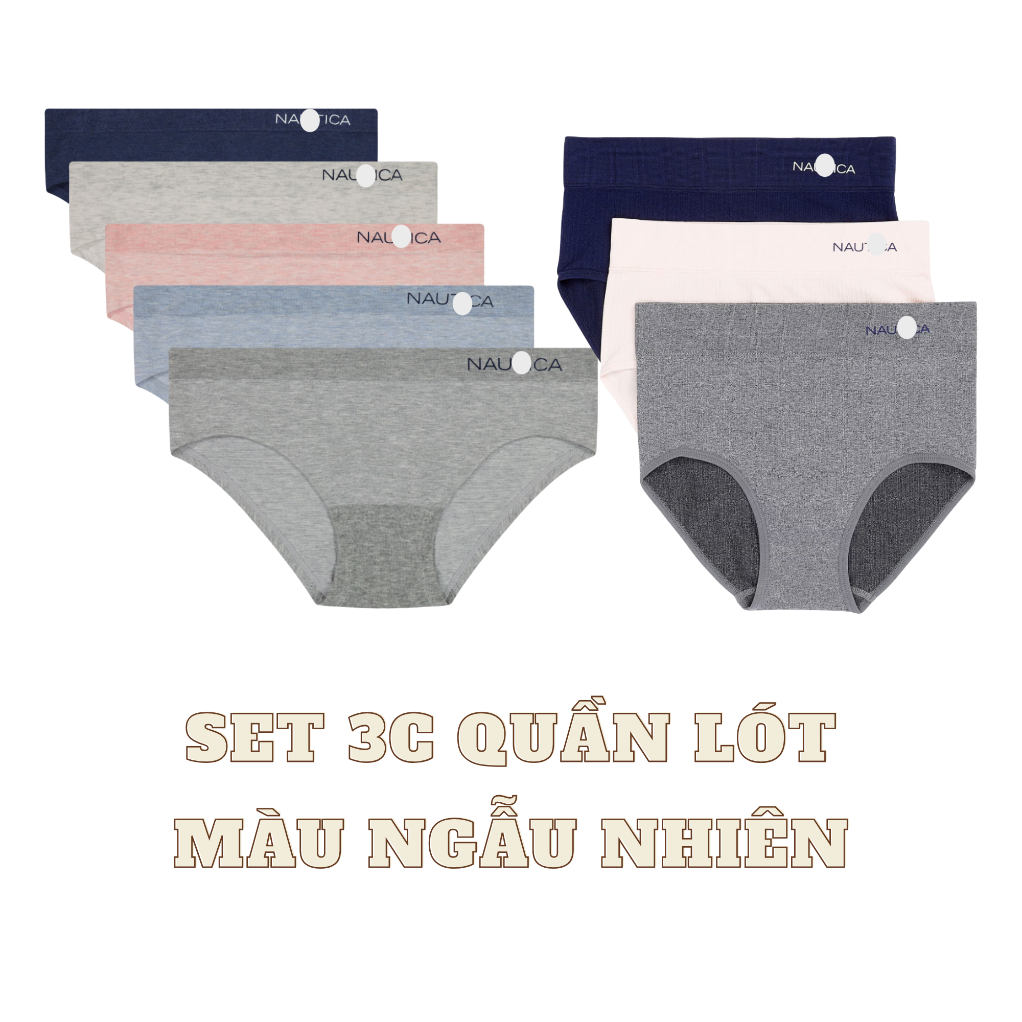 SET 3 quần lót T41 xuất US  / Màu Ngẫu Nhiên A5141