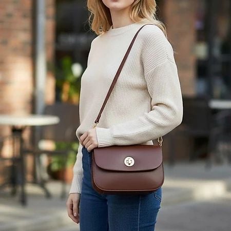 Túi A108N Nucelle 110368-24 phom bầu 22x15 - Nâu đậm - 1 DÂY
