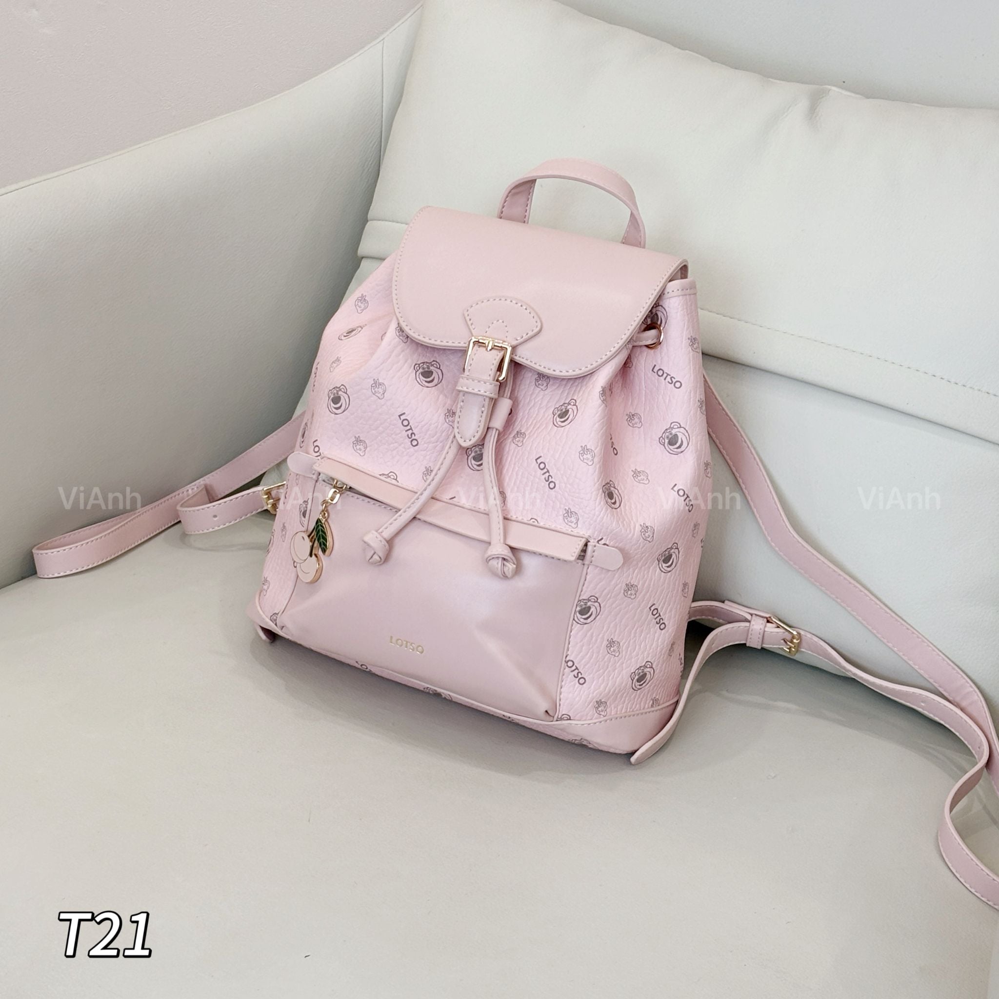 Balo T21 / 26x28 / HỒNG