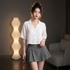 Áo ngắn tay croptop Style Âu Mỹ / F546 F547