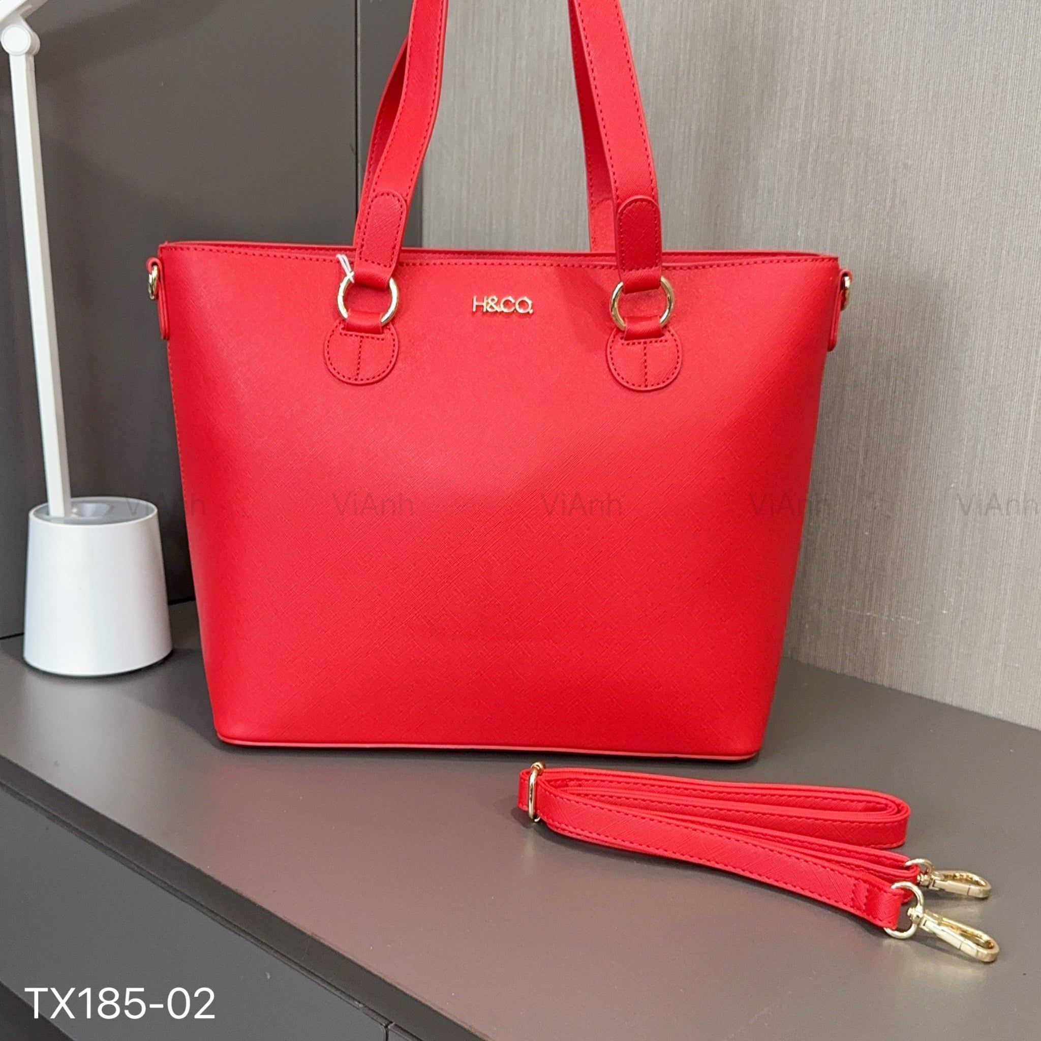 Túi A744D xách HC phom cánh dơi TX185 / m38 đ32 c28 / ĐỎ