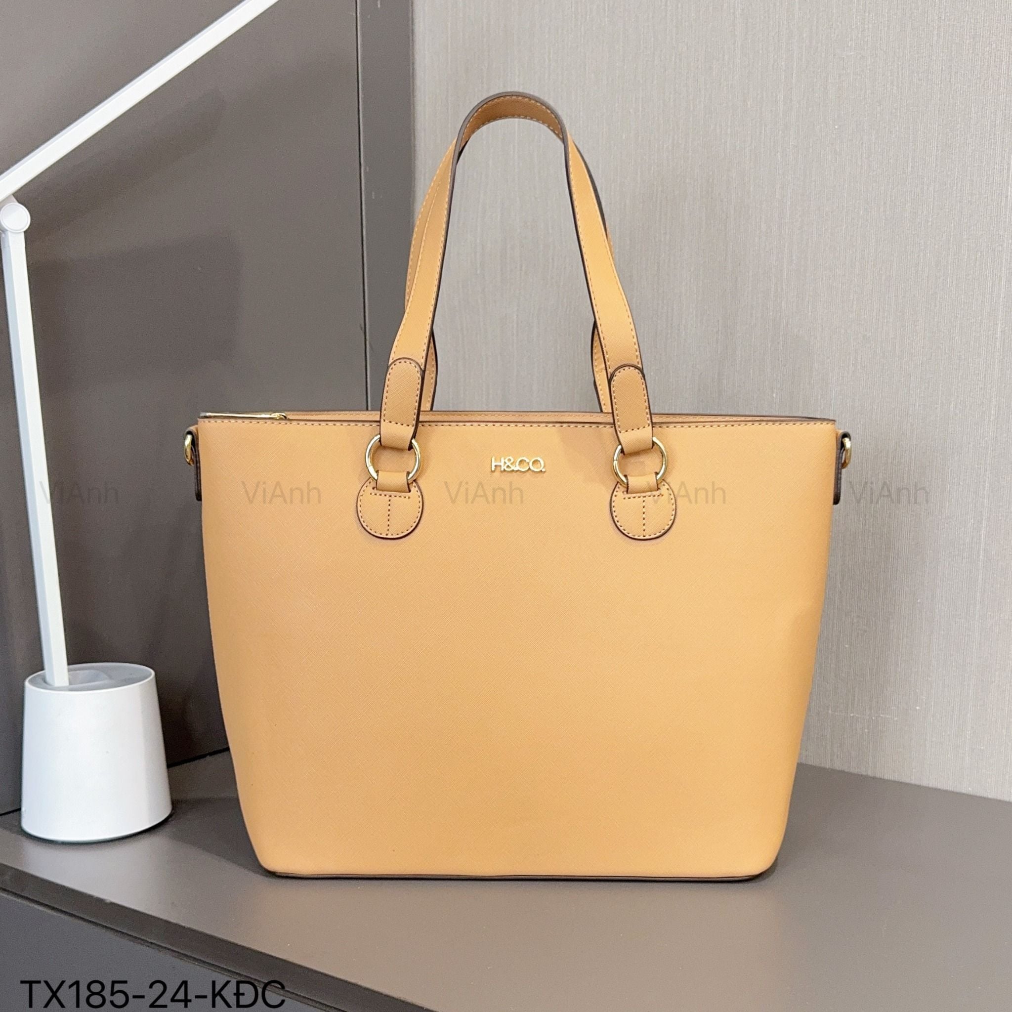 Túi A745 xách HC phom cánh dơi KĐC TX185 / m38 đ32 c28 / NÂU