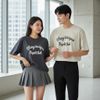 Áo thun ngắn tay in chữ Xuất Hàn / D845 XANH - D846 XÁM