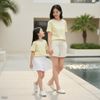 Áo thun ngắn tay trẻ em kiểu Hàn F328 / VÀNG