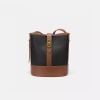 Túi A102 xách da thật 110329 Nucelle 19x22 - Đen