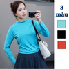 Áo thun cao cổ style Hàn / Đen K35 - Xanh K38 - Đỏ K39