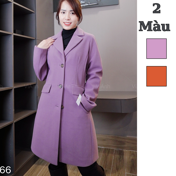 Áo măng tô dạ cài nút style US UK