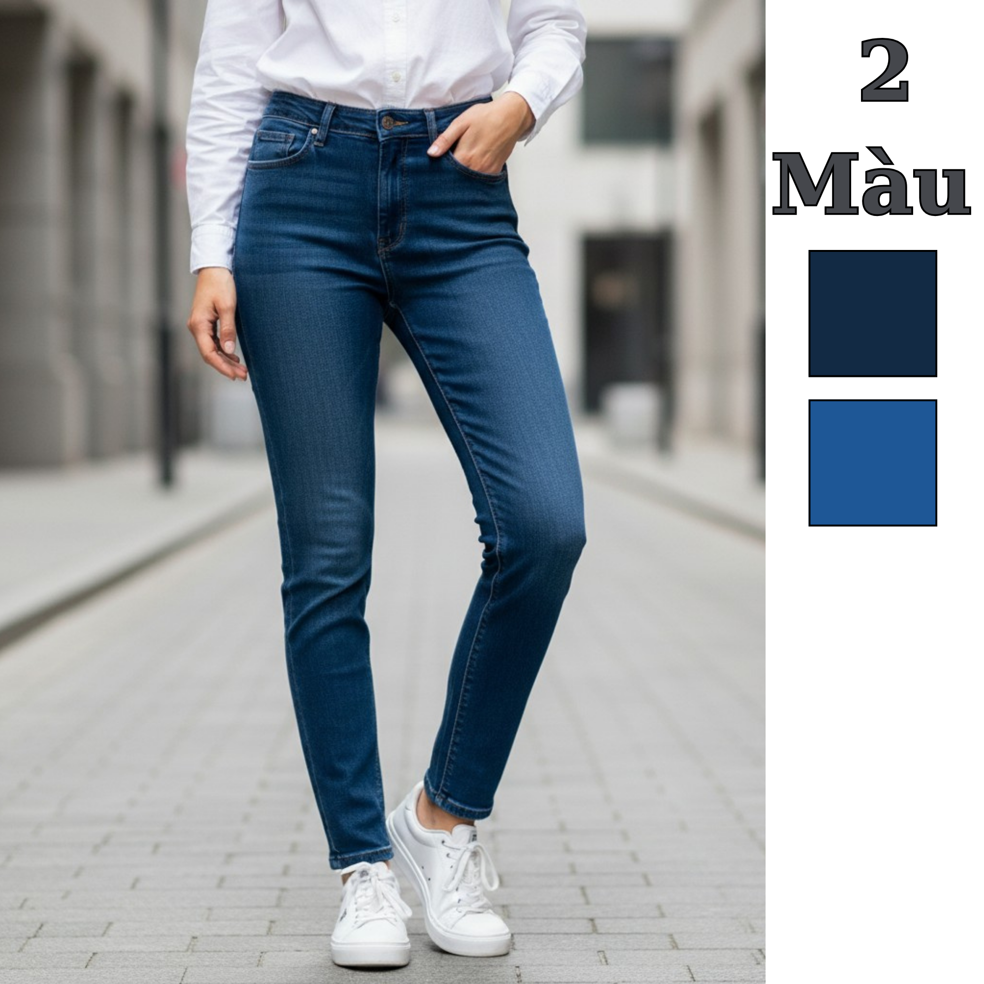 Quần C318 - C319 bò style Âu Mỹ