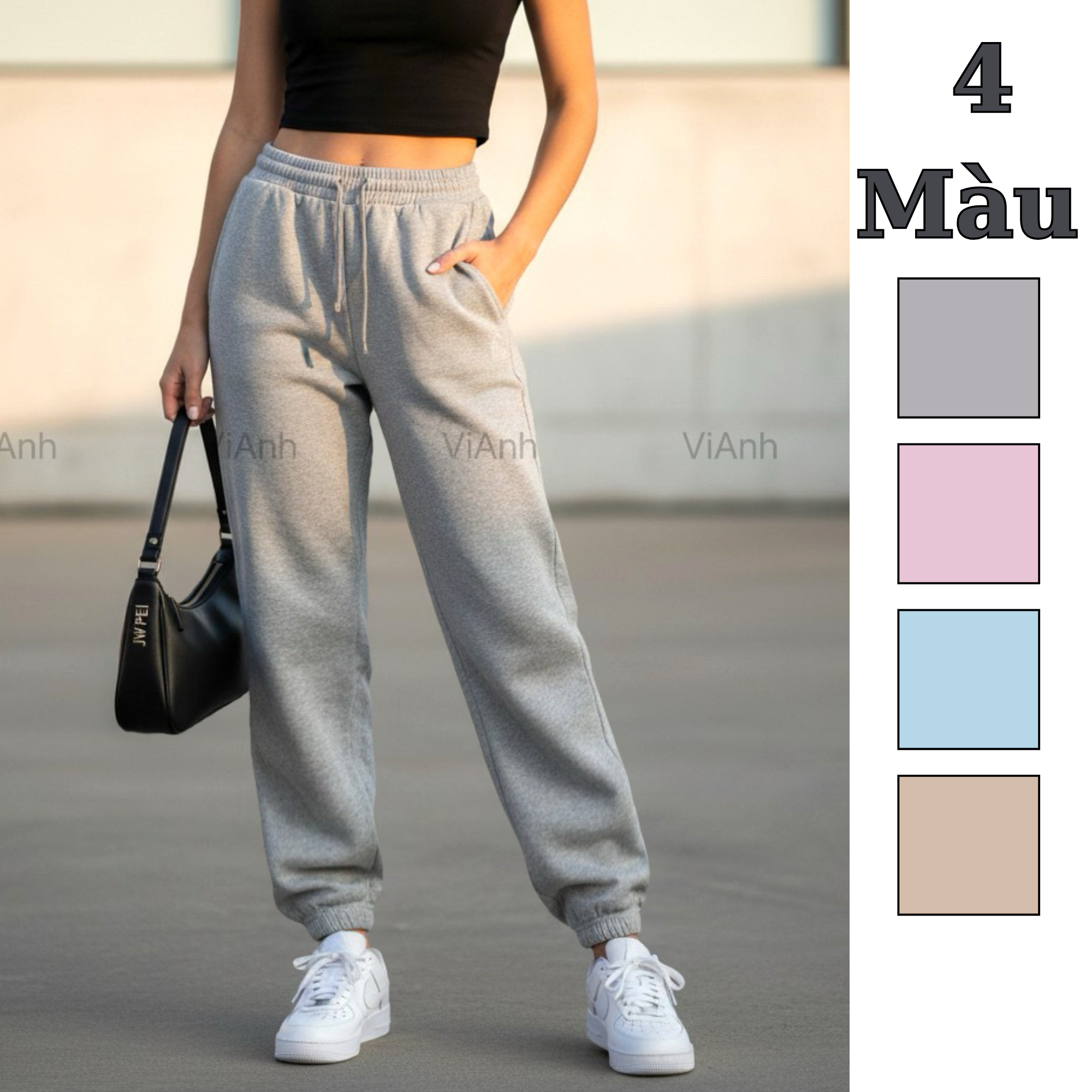 Quần jogger nỉ style US UK