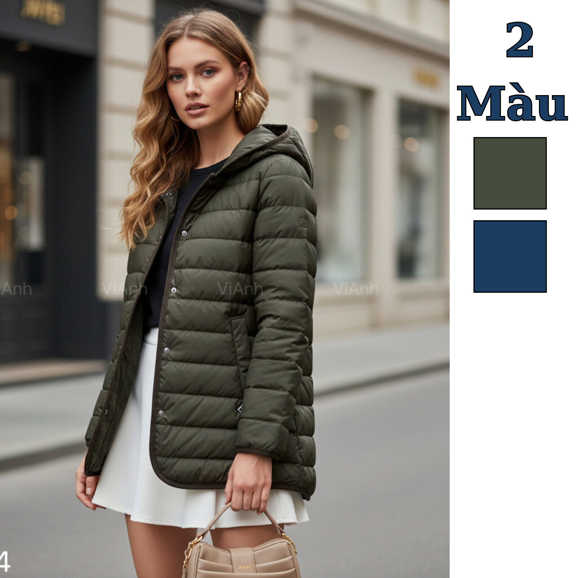 Áo khoác phao lông vũ  style US UK