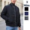 Áo khoác nam bomber chần trám style US ( K97 :ĐEN / K88 :XANH THAN / K89 : RẰN RI )