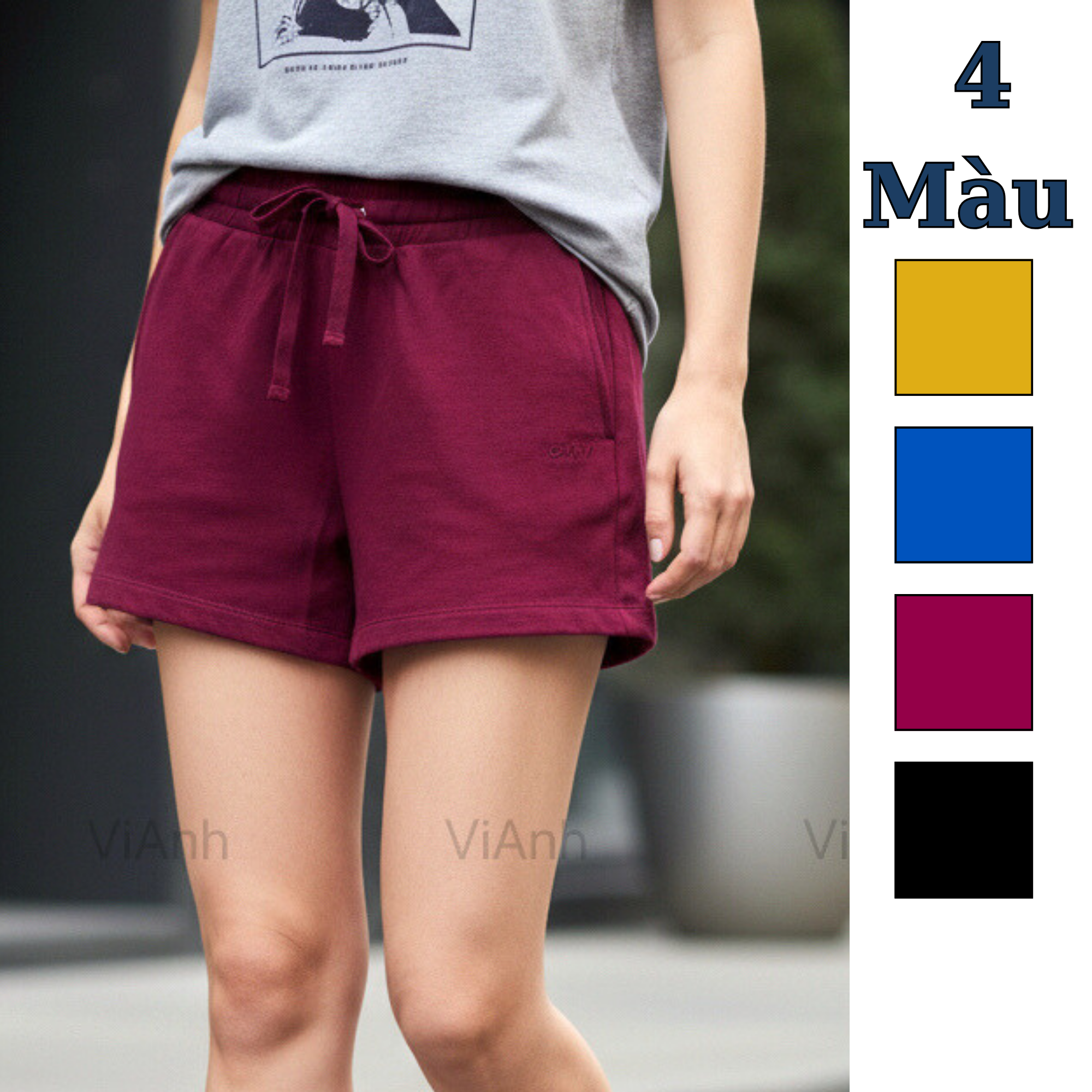 Quần đùi thêu chữ style US UK / E60 E61 E62 E63 E64