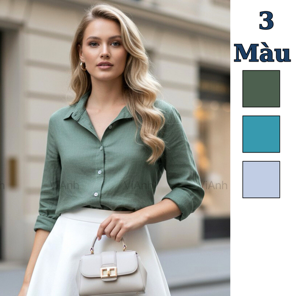 Áo sơ mi basic style Nhật / C410 C411 C412