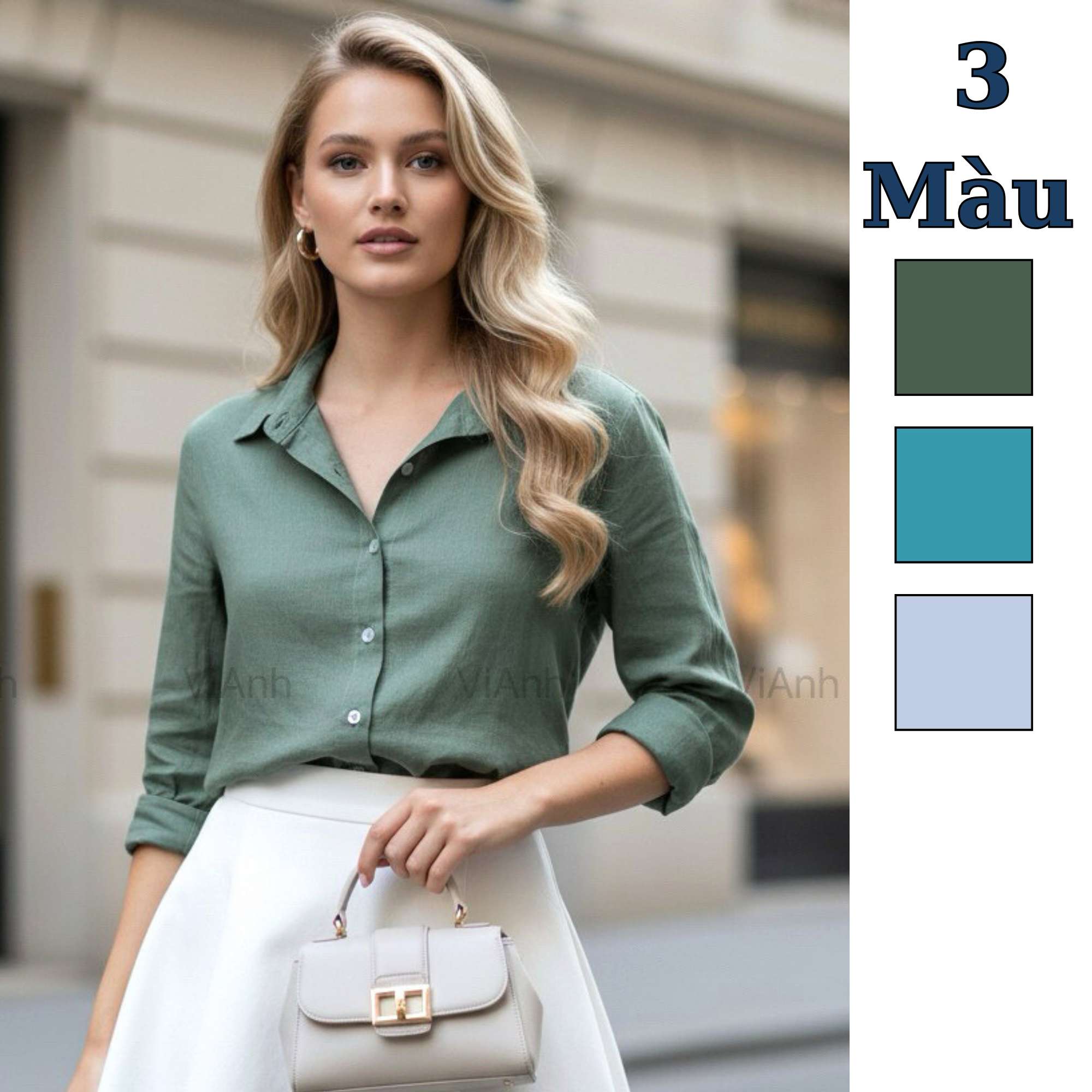 Áo sơ mi basic style Nhật / C410 C411 C412