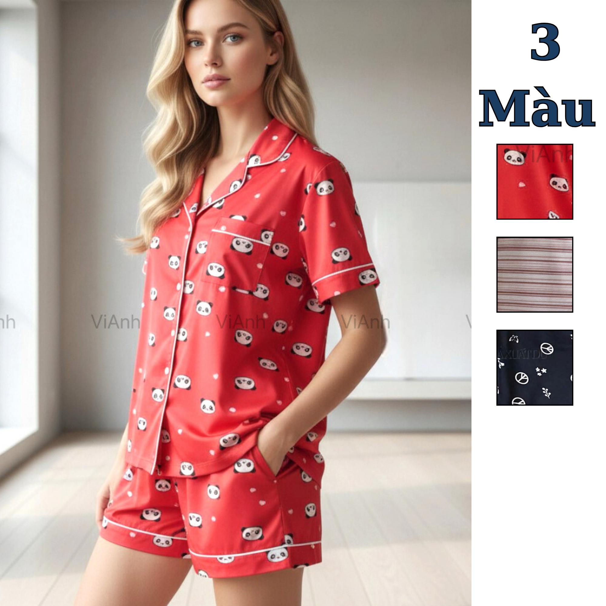 Bộ pijama ngắn tay style US UK