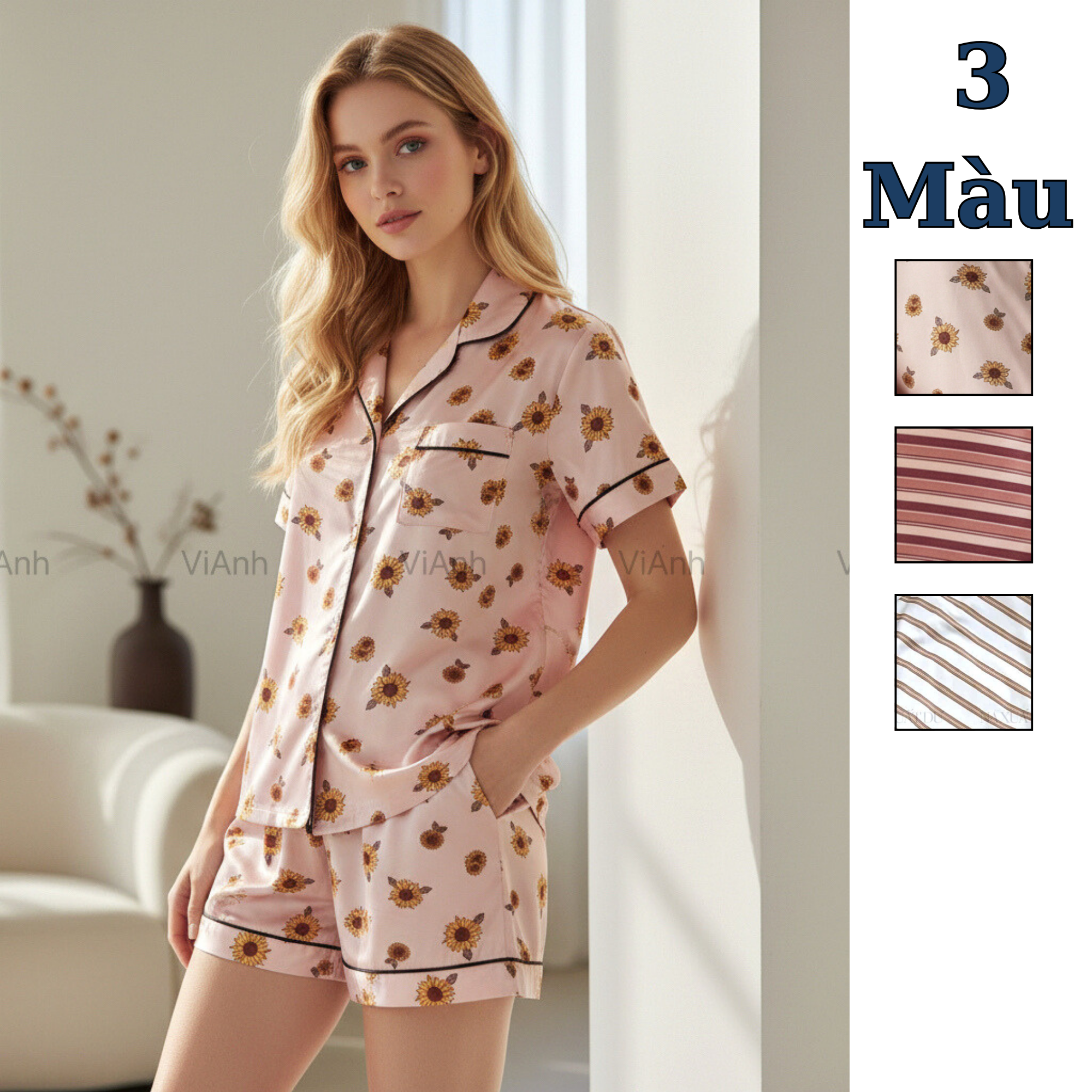 Bộ pijama ngắn tay style US UK / Size: S / KẺ HỒNG ĐỎ