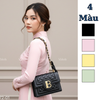 Túi B486 chần chéo hoạ tiết chữ B Bolsos Alicia XK1572 / 16 X 22