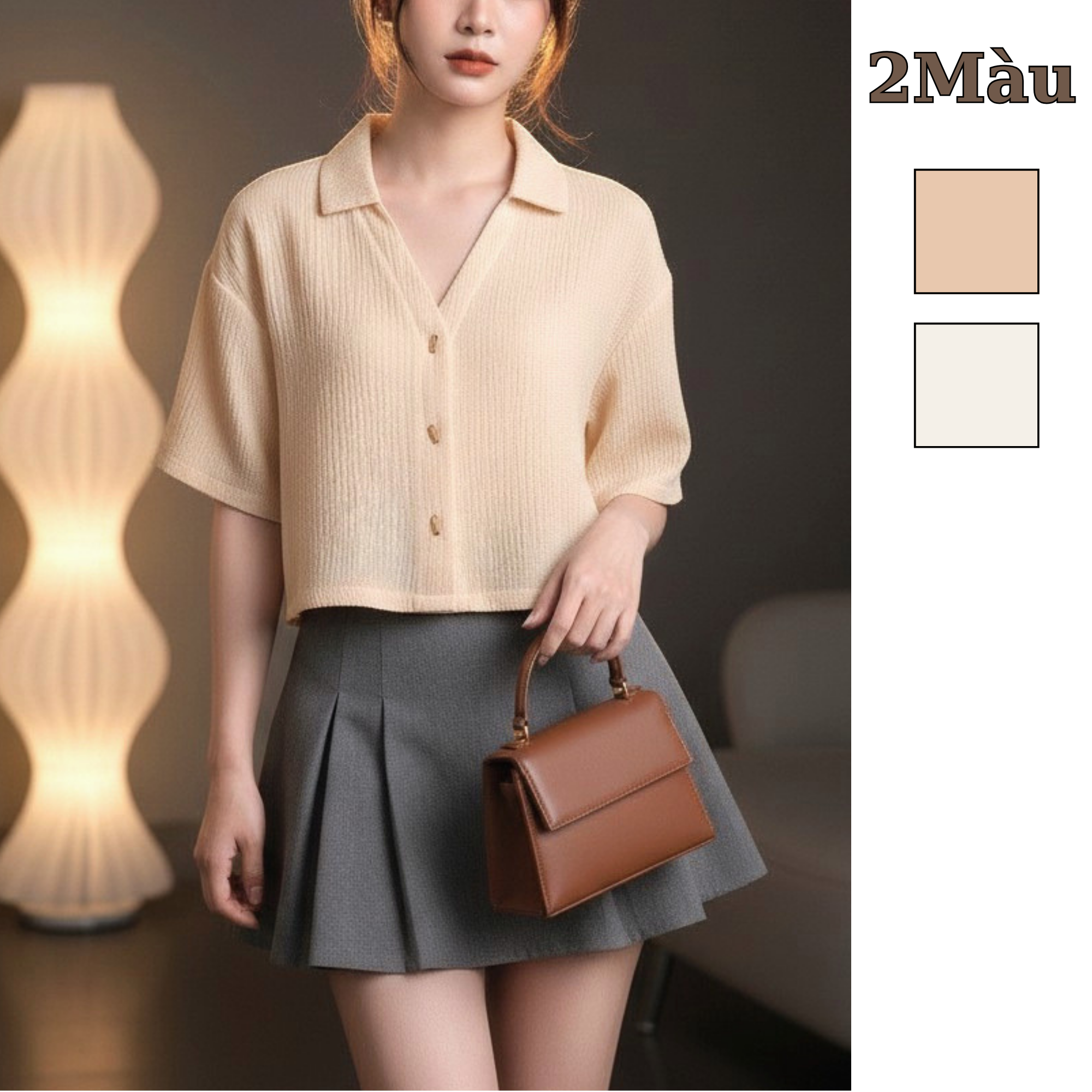Áo ngắn tay croptop Style Âu Mỹ / F546 F547