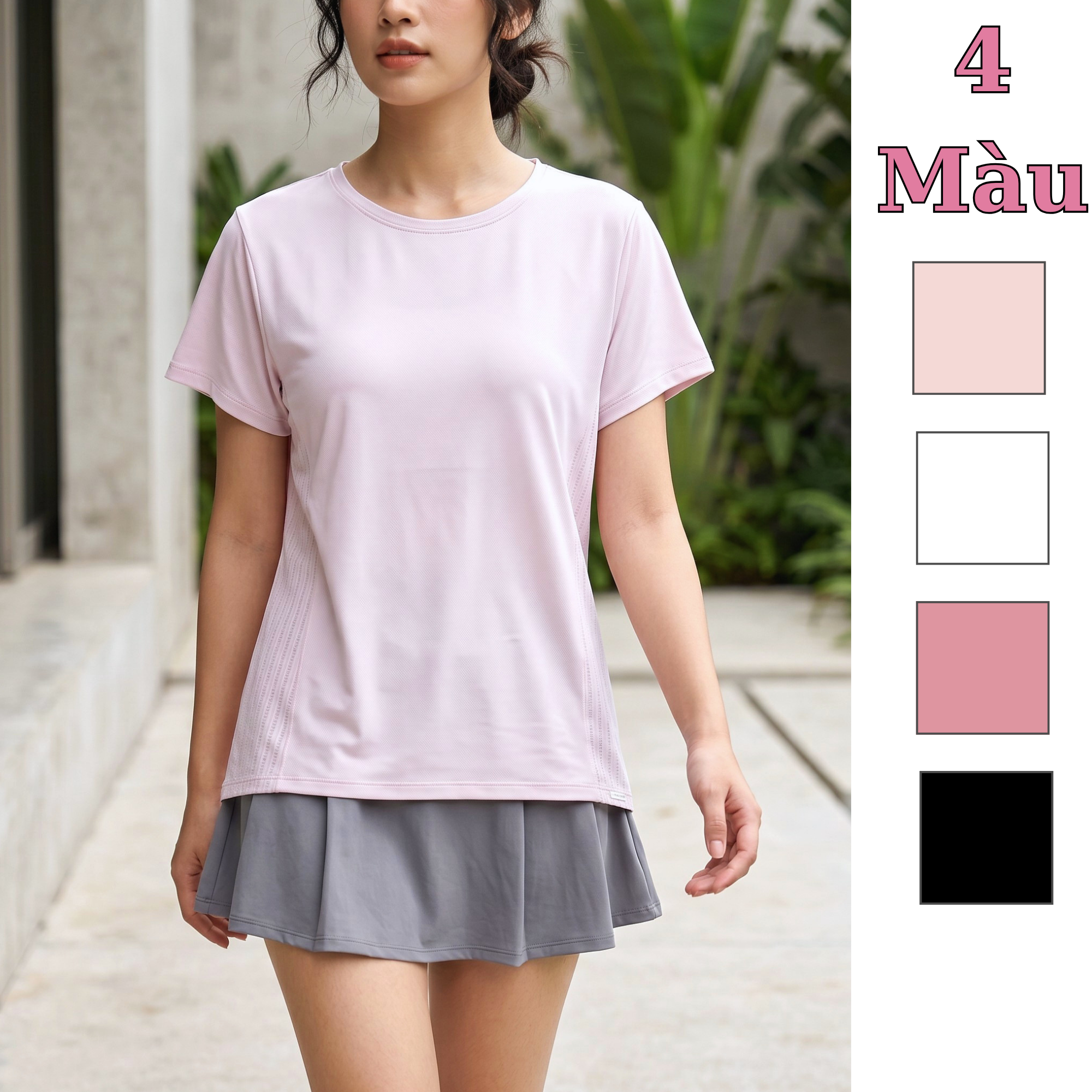 Áo thun ngắn tay kiểu Nhật Hàn / F235 F236 F237 F238