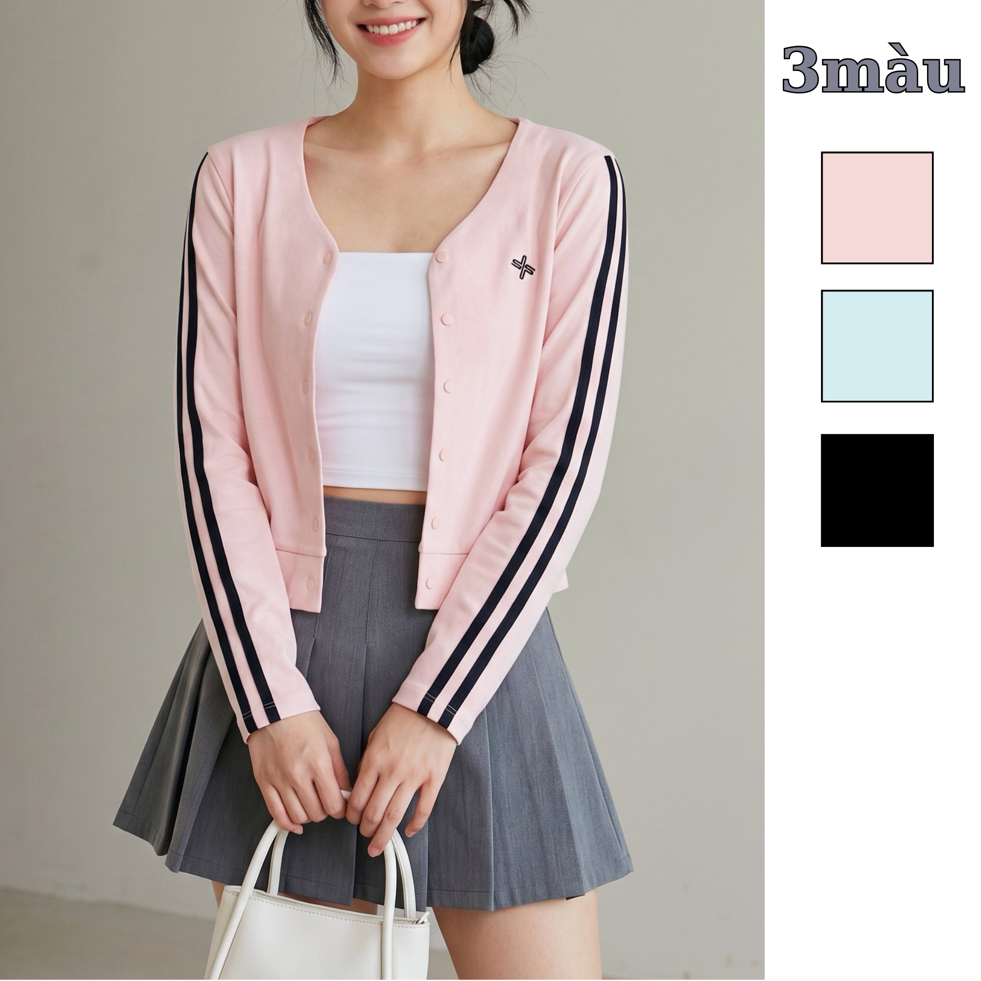 Áo khoác dài tay style Hàn / D611 D612 D614