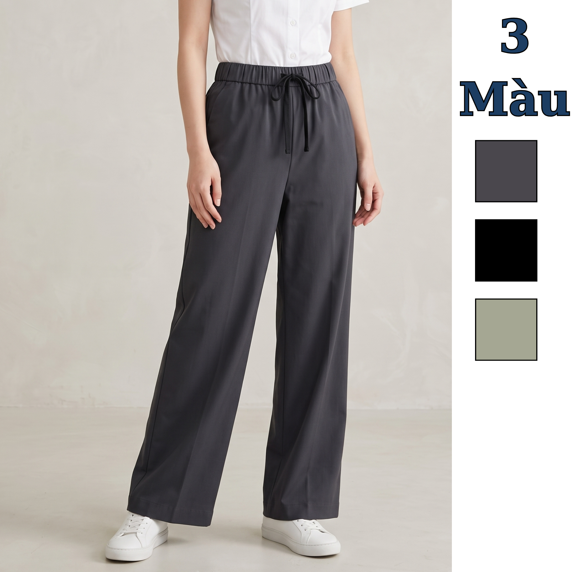 Quần dài cạp chun gió thông khí / H129 H130 H131
