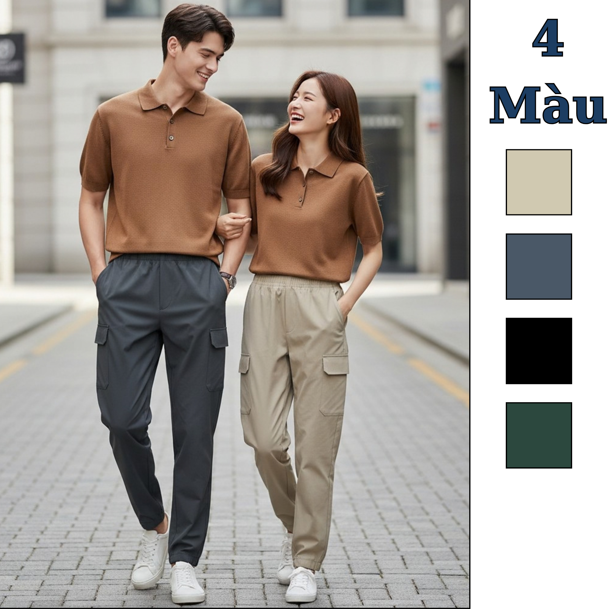 Quần jogger gió mềm H498 H499 H500 H501
