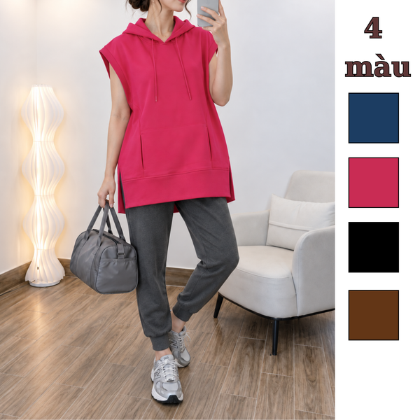 Áo hoodie ngắn tay / H144 H145 H146 H147