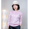 Áo khoác len dài tay kẻ ngang style Hàn H202 H203 H204 H205 H206